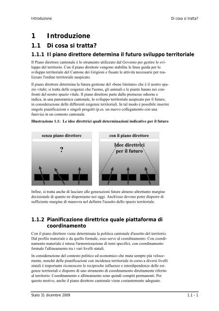 Introduzione - Richtplan GraubÃ¼nden