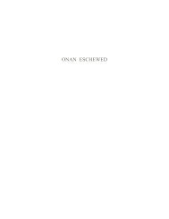 ONAN ESCHEWED - Rick Grunder