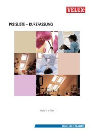 PREISLISTE – KURZFASSUNG - FensterEshop