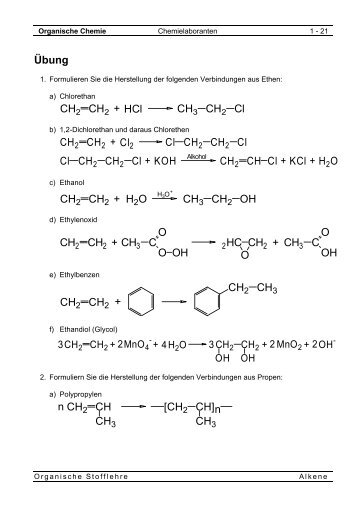 Alkene - Ricki.ch