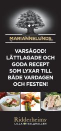 varsÃ¥god! lÃ¤ttlagade och goda recept som lyxar till ... - Ridderheims