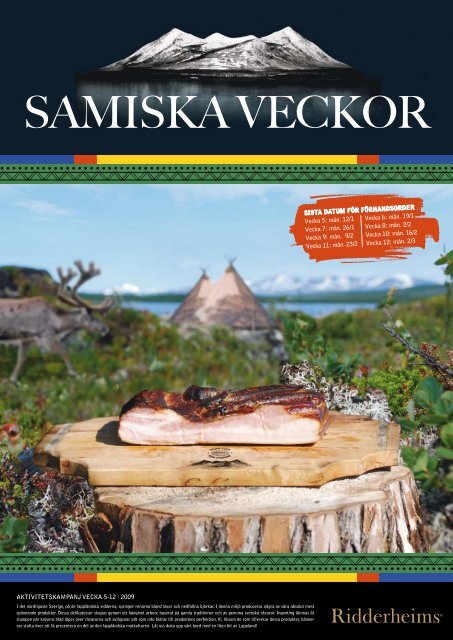 SAMISKA vecKor - Ridderheims