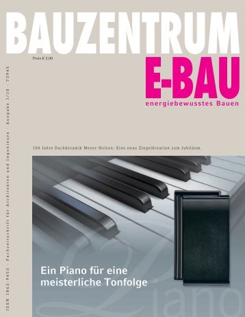 Ausgabe 1/10 - BAUZENTRUM E-BAU