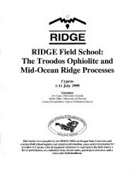 RIDGE Field School - Ridge 2000 Program