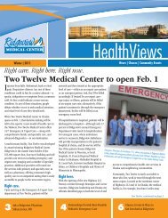 HealthViews Winter 2011 - Ridgeview Medical Center