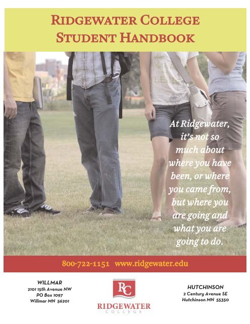 Student Handbook 2012.qxp - Ridgewater College