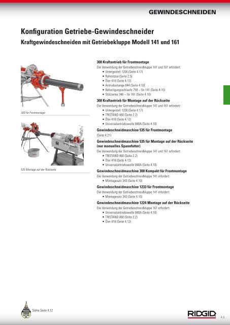 Gewindeschneiden - Ridgid