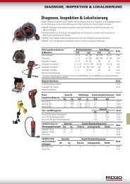 Diagnose, Inspektion & Lokalisierung - Ridgid