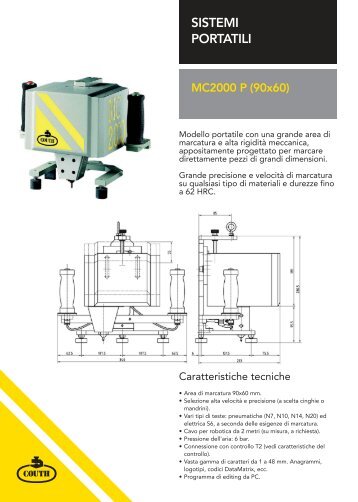 Marcatrice portatile modello 90 x 60 - Ridix