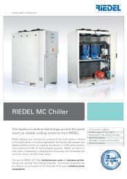 RIEDEL MC Chiller - Riedel Cooling