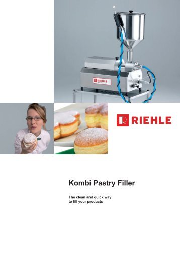 Kombi Pastry Filler - Riehle Maschinenbau GmbH
