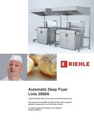 Automatic Deep Fryer Linie 2000A - Riehle Maschinenbau GmbH