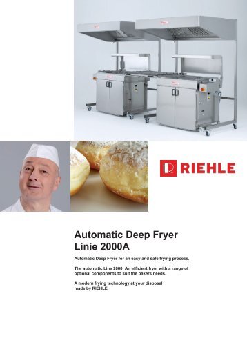 Automatic Deep Fryer Linie 2000A - Riehle Maschinenbau GmbH