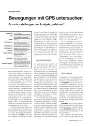 GPS - Grundvorstellungen der Analysis 