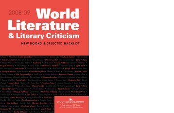 World Literature - Lynne Rienner Publishers