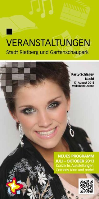 Veranstaltungen Juli bis Oktober 2013 (Flyer) - Stadt Rietberg