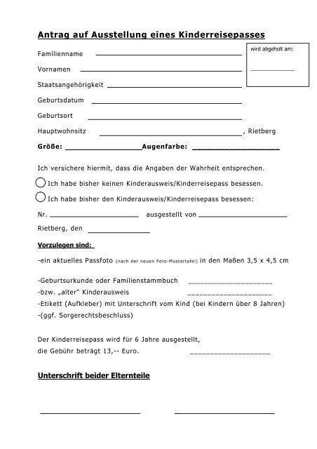 Halle Pass Antrag Ausdrucken