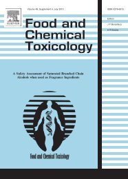 Food and Chemical Toxicology - Research Institute for Fragrance ...