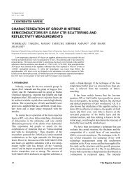 characterization of group-iii nitride semiconductors by x-ray ... - Rigaku