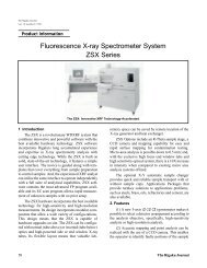 Fluorescence X-ray Spectrometer System ZSX Series - Rigaku