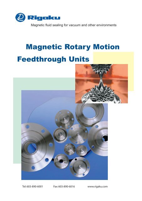 Magnetic Rotary Motion Feedthrough Units - Rigaku