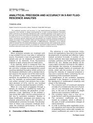 Analytical Precision and Accuracy in X-ray Fluorescence ... - Rigaku