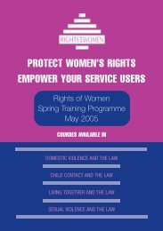 courses available in - Rights of Women