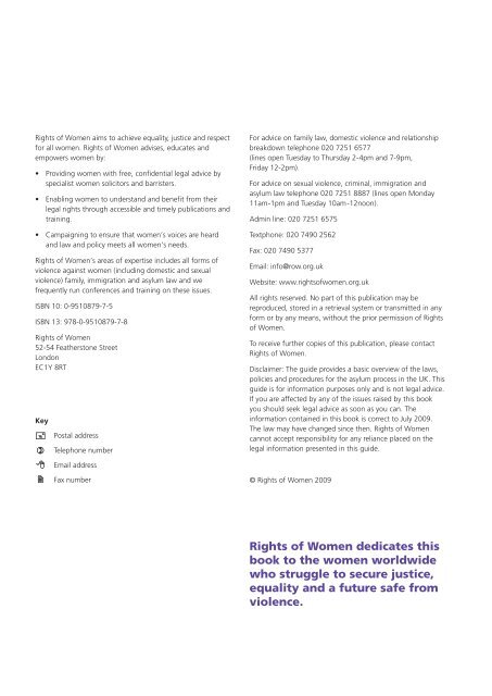 Seeking Refuge? - Rights of Women