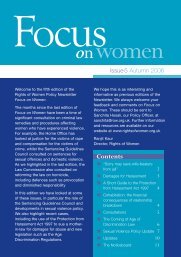 Focus on Women - issue 05 - Rights of Women