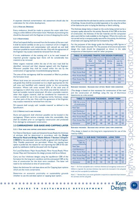 Kent Design - Technical Appendix - Kent County Council