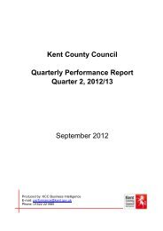 QPR QTR 2 2012-13_Final Version - Kent County Council