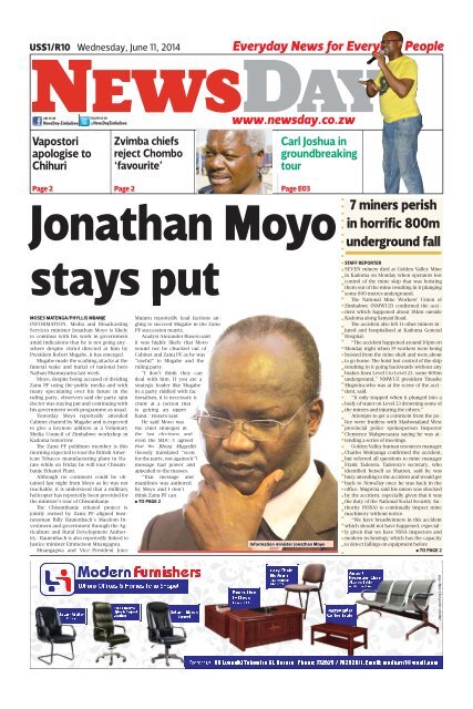 Newsday 11 June 2014