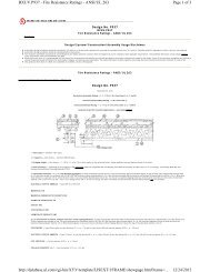 Design/System/Construction/Assembly Usage Disclaimer - A/D Fire ...