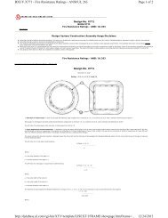 Design No. X771 - A/D Fire Protection Systems