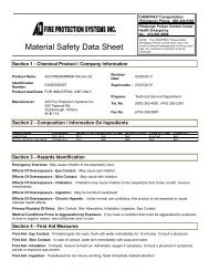 Silicone SL - A/D Fire Protection Systems