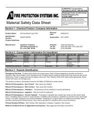 Type 7HD - A/D Fire Protection Systems