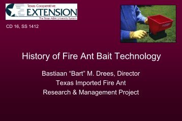 A History of Fire Ant Bait Technology - eXtension