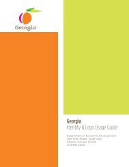 Georgia Identity & Logo Usage Guide - Georgia Department of ...