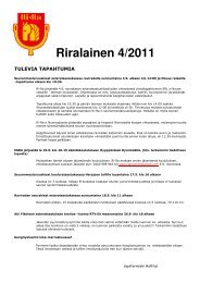 Riralainen 4-2011.pdf - Riihimäen Ratsastajat ry