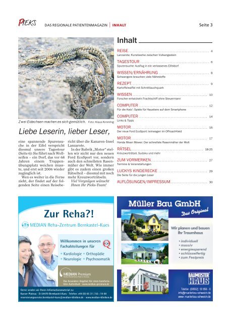 Das Regionale Patientenmagazin - Pieks 05/2014