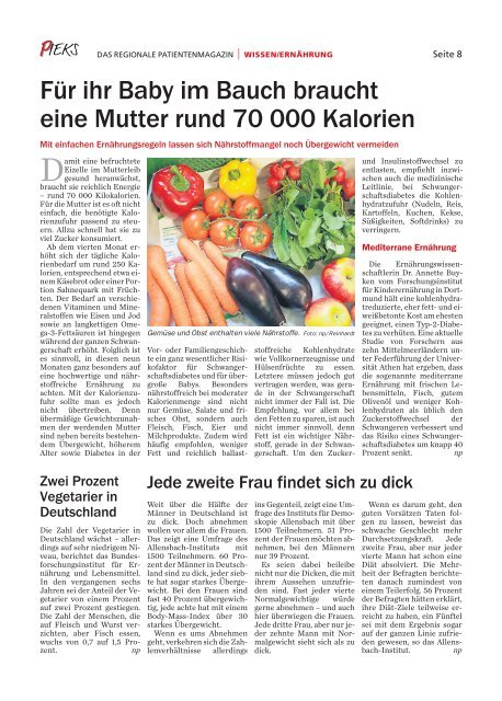 Das Regionale Patientenmagazin - Pieks 05/2014