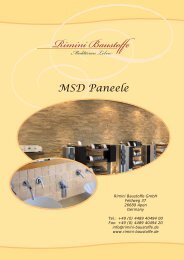 MSD Paneele - Rimini Baustoffe GmbH