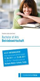 Bachelor of Arts Betriebswirtschaft - Richard-MÃ¼ller-Schule Fulda