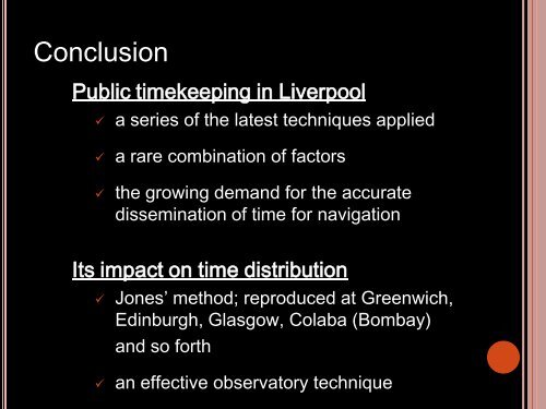 Timeballs and the Synchronisation of Clocks in mid-Victorian Liverpool