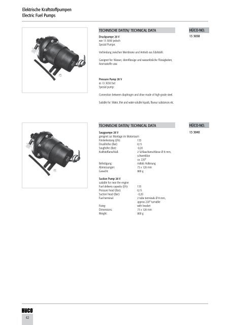 Motormanagement Relais/Relays Pumpen/Pumps