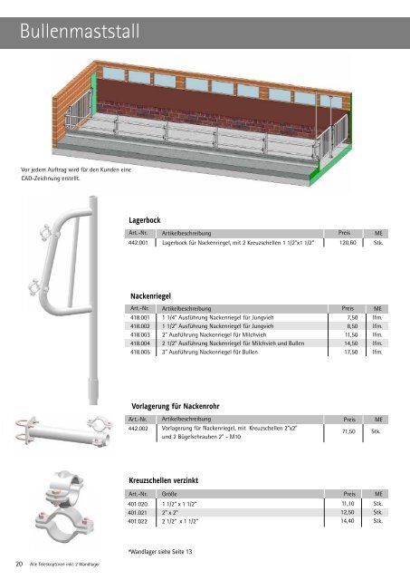 systematisch gut - Rinder-Stalltechnik