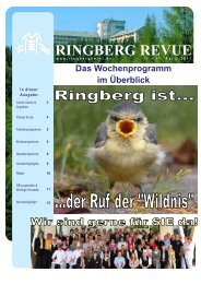 RINGBERG REVUE - Ringberg Resort Hotel