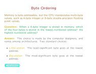 Endian byte order, character & text encodings