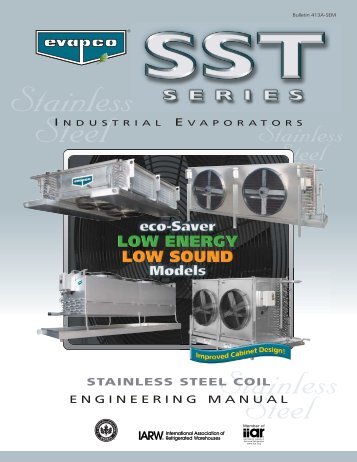 SST Series Engineering Manual - Evapco