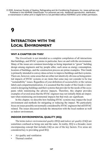 9 interaction with the local environment - Evapco